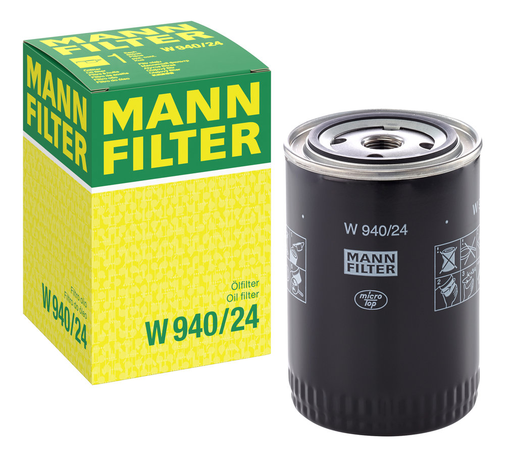 Ilustracja W 940/24 MANN-FILTER filtr oleju