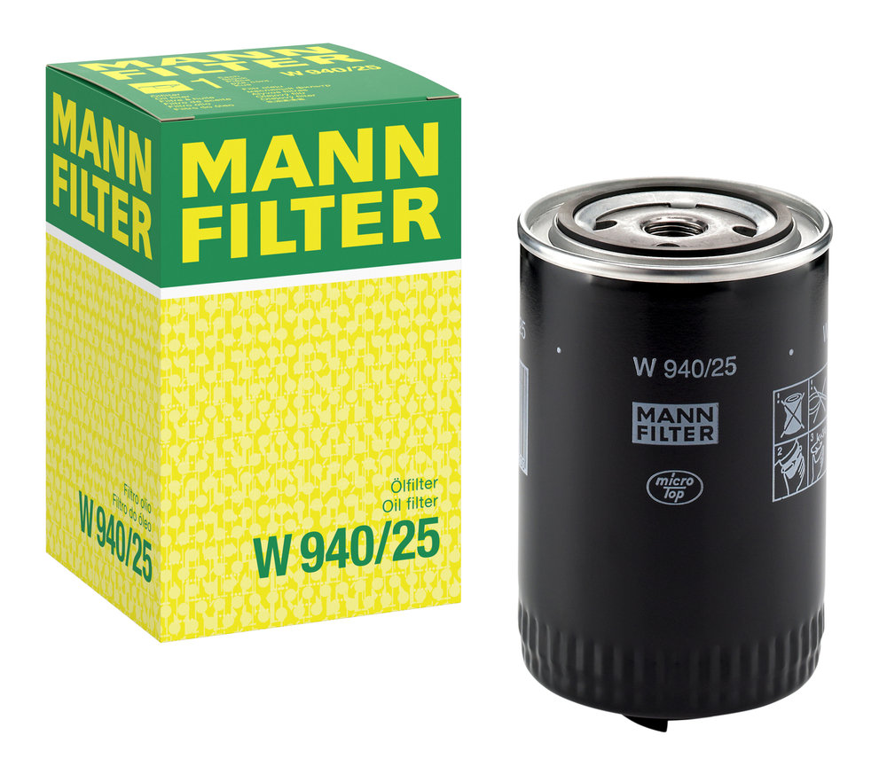 Ilustracja W 940/25 MANN-FILTER filtr oleju