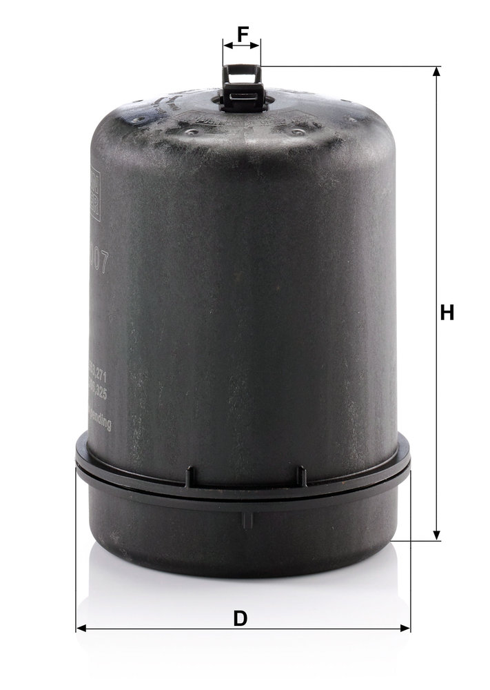 Ilustracja ZR 9007 z MANN-FILTER filtr oleju