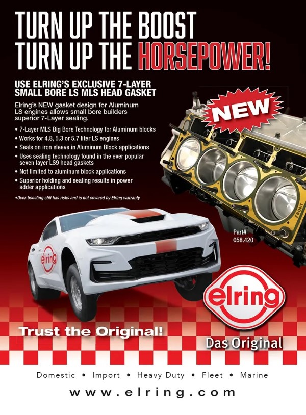 Ilustracja 058.420 ELRING uszczelka, głowica cylindrów