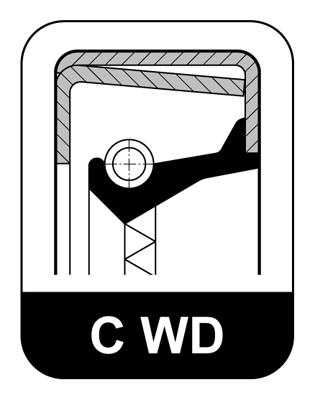 Ilustracja 008.745 ELRING uszczelniacz półosi