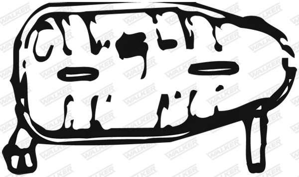 Ilustracja 01538 WALKER tłumik przedni