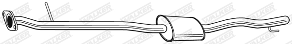 Ilustracja 24171 WALKER tłumik środkowy