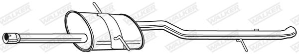 Ilustracja 23121 WALKER tłumik końcowy