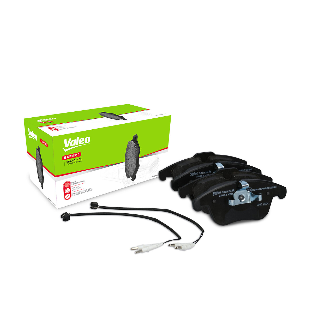 Ilustracja 302124A VALEO klocki hamulcowe