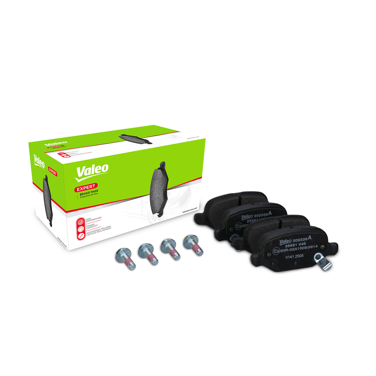 Ilustracja 302338A VALEO klocki hamulcowe