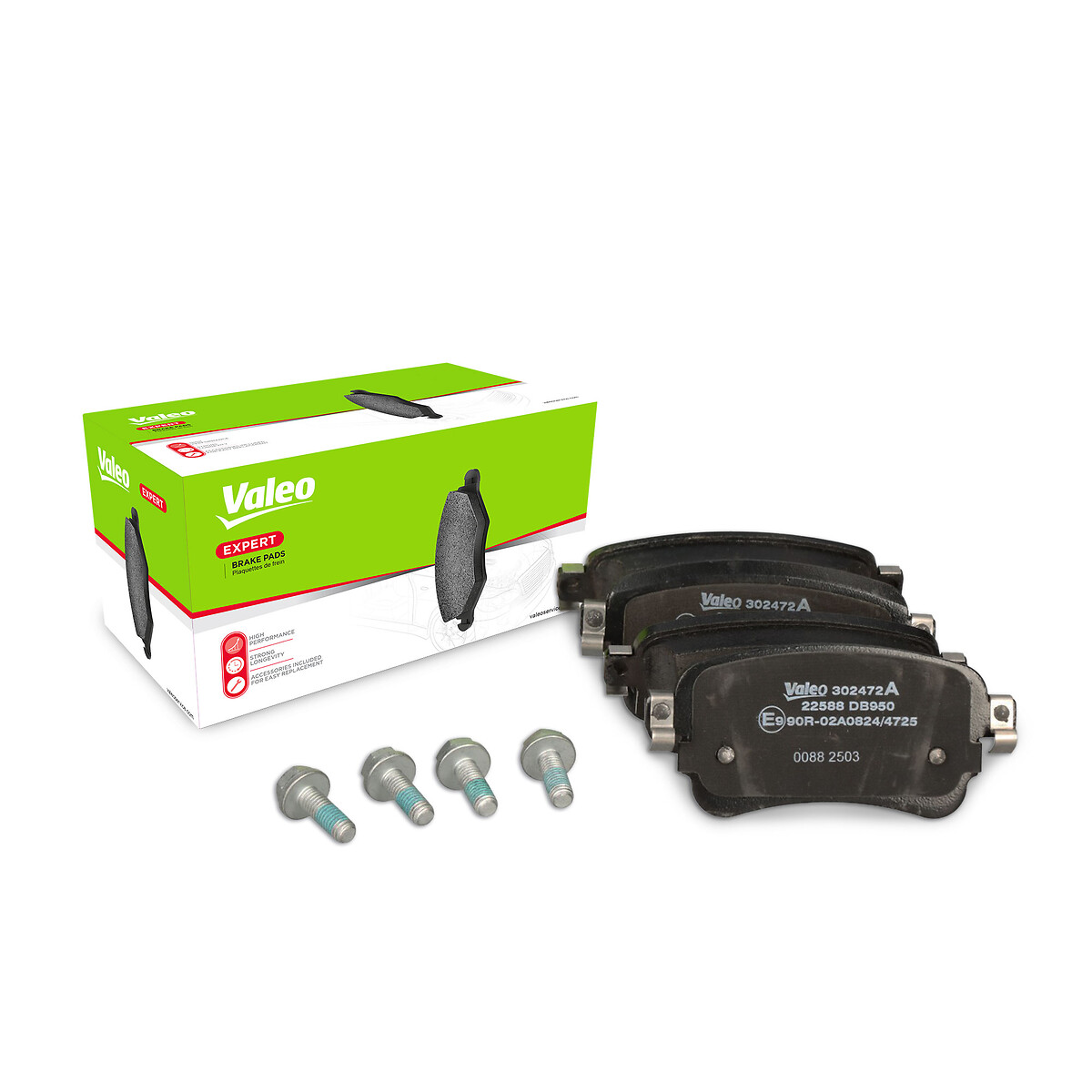 Ilustracja 302472A VALEO klocki hamulcowe