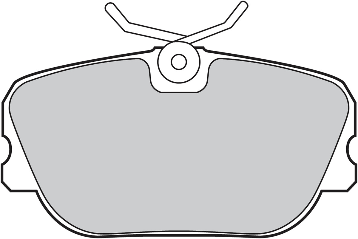 Ilustracja 598102 VALEO klocki hamulcowe