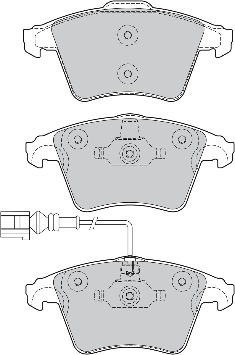 Ilustracja 598652 VALEO klocki hamulcowe