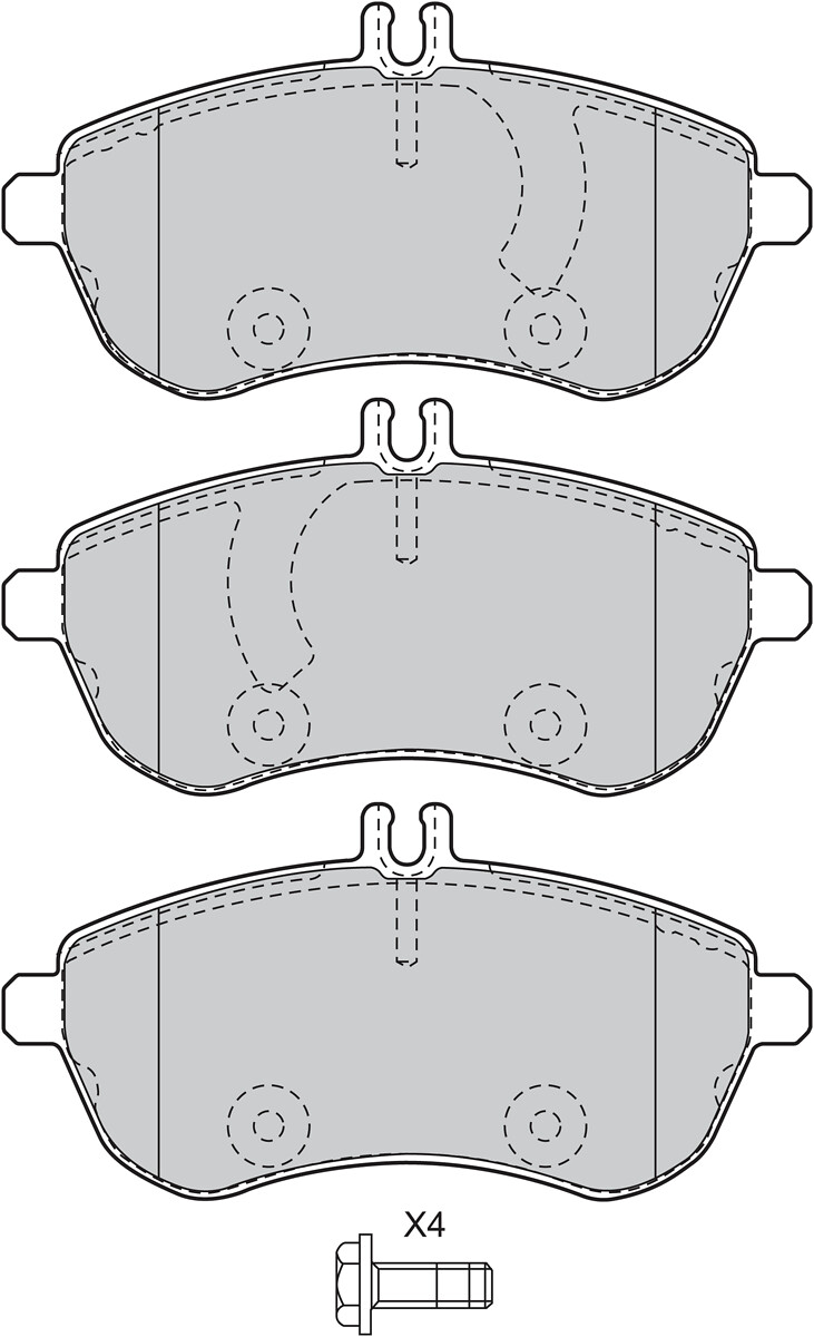 Ilustracja 598963 VALEO klocki hamulcowe
