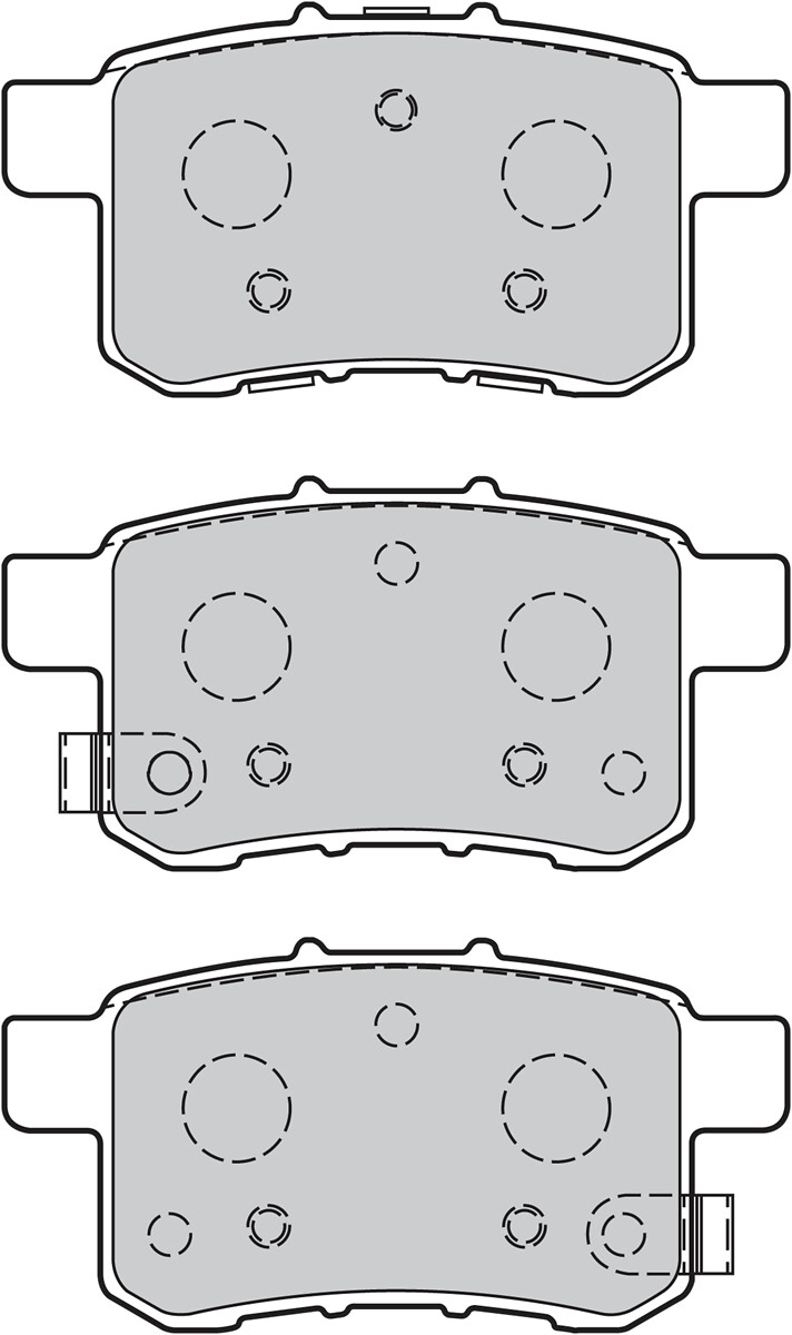Ilustracja 601350 VALEO klocki hamulcowe