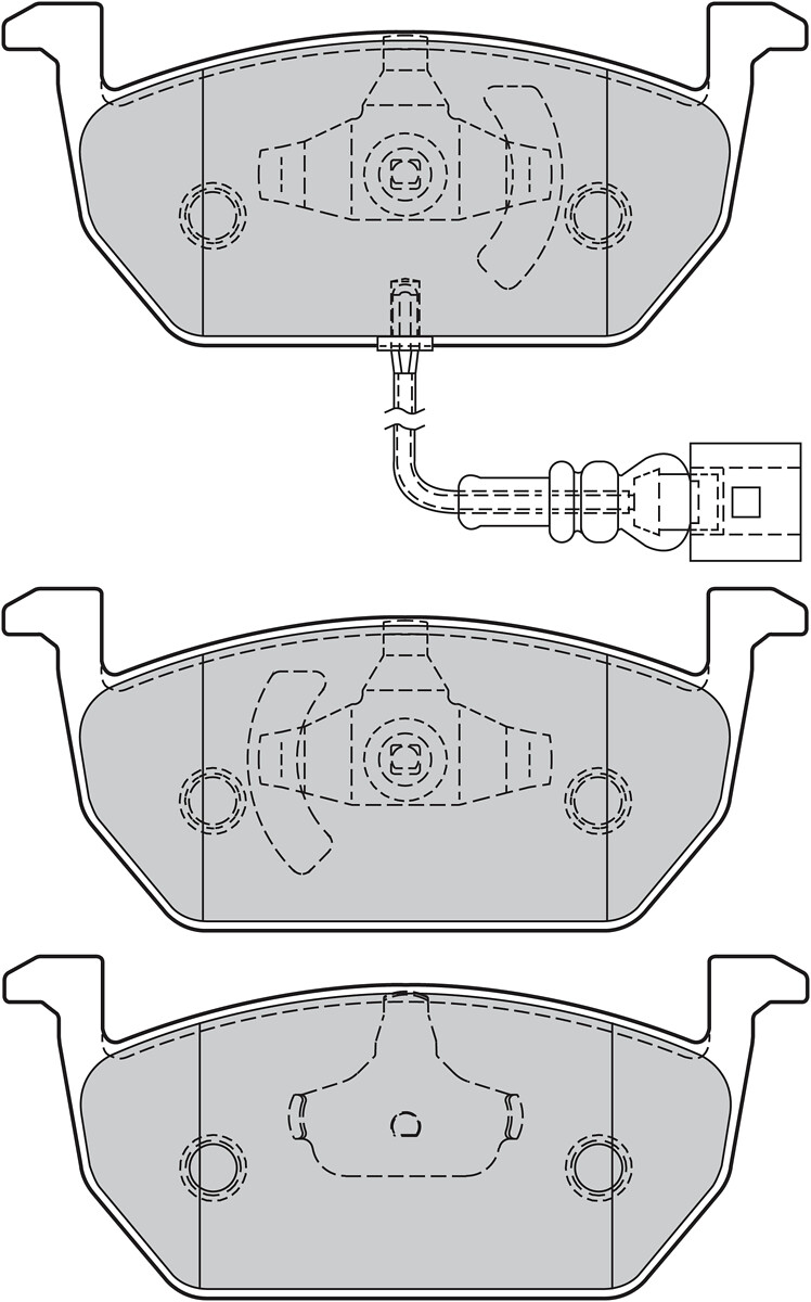 Ilustracja 601426 VALEO klocki hamulcowe