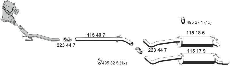Ilustracja 071770 ERNST układ wydechowy