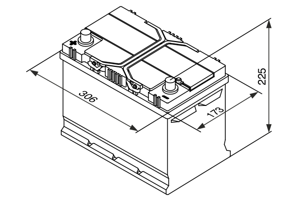 Ilustracja 0 092 S40 290 BOSCH akumulator