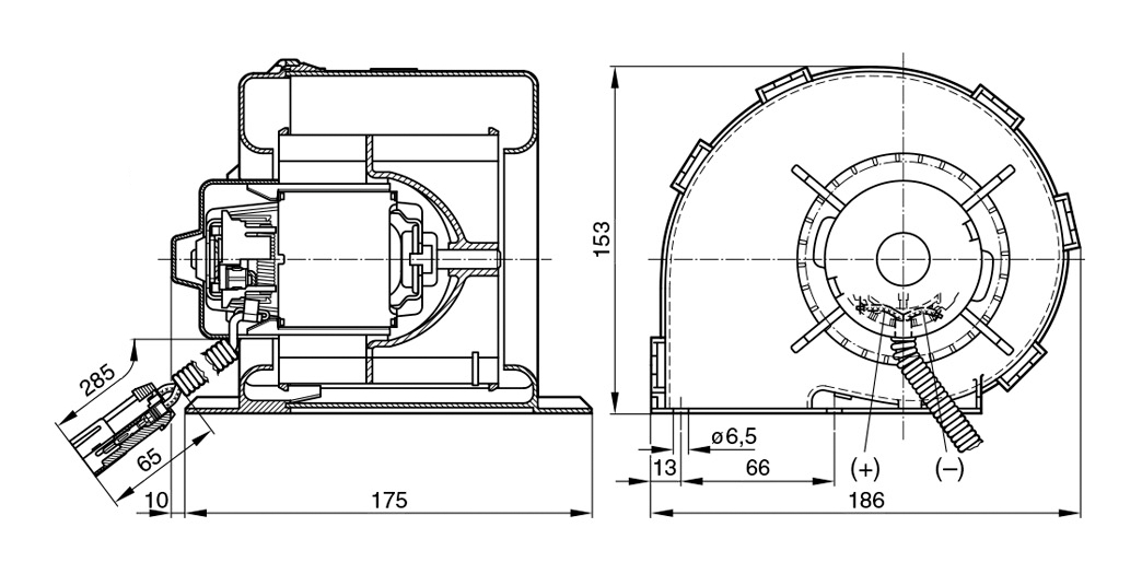 Ilustracja 0 130 063 810 BOSCH silnik elektryczny