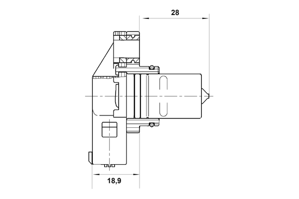 Ilustracja 0 265 001 187 BOSCH generator impulsów, wał korbowy