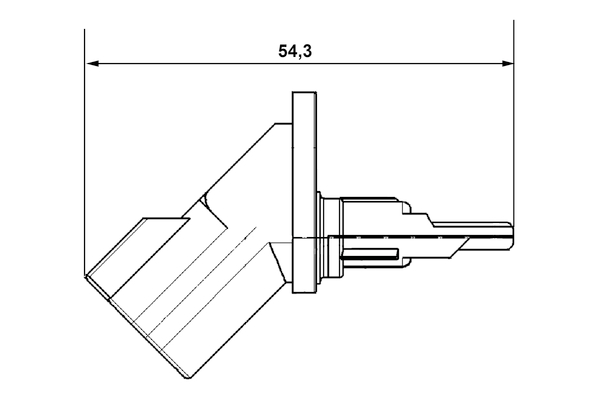 Ilustracja 0 265 007 879 BOSCH czujnik, prędkość obrotowa koła