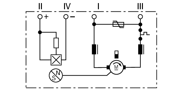 Ilustracja 0 390 204 027 BOSCH silnik elektryczny