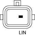 Ilustracja 1 986 A00 686 BOSCH alternator