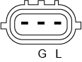 Ilustracja 1 986 A01 908 BOSCH alternator