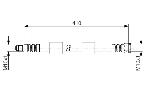 Ilustracja 1 987 476 650 BOSCH przewód hamulcowy elastyczny