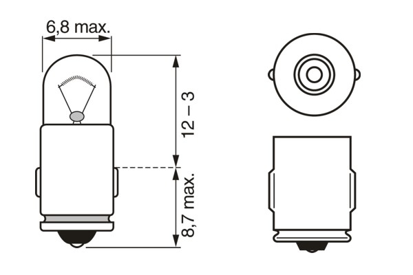 Ilustracja 1 987 302 224 BOSCH żarówka