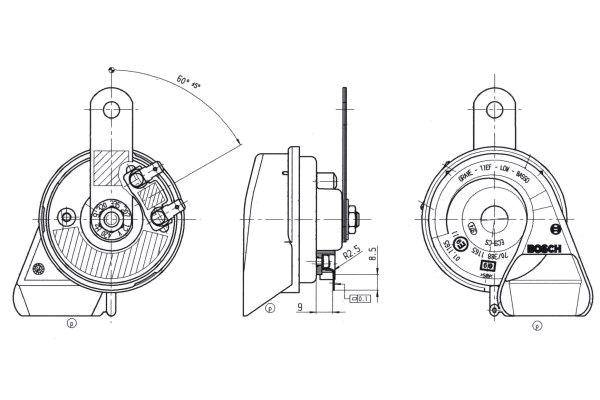 Ilustracja 9 320 335 207 BOSCH fanfara