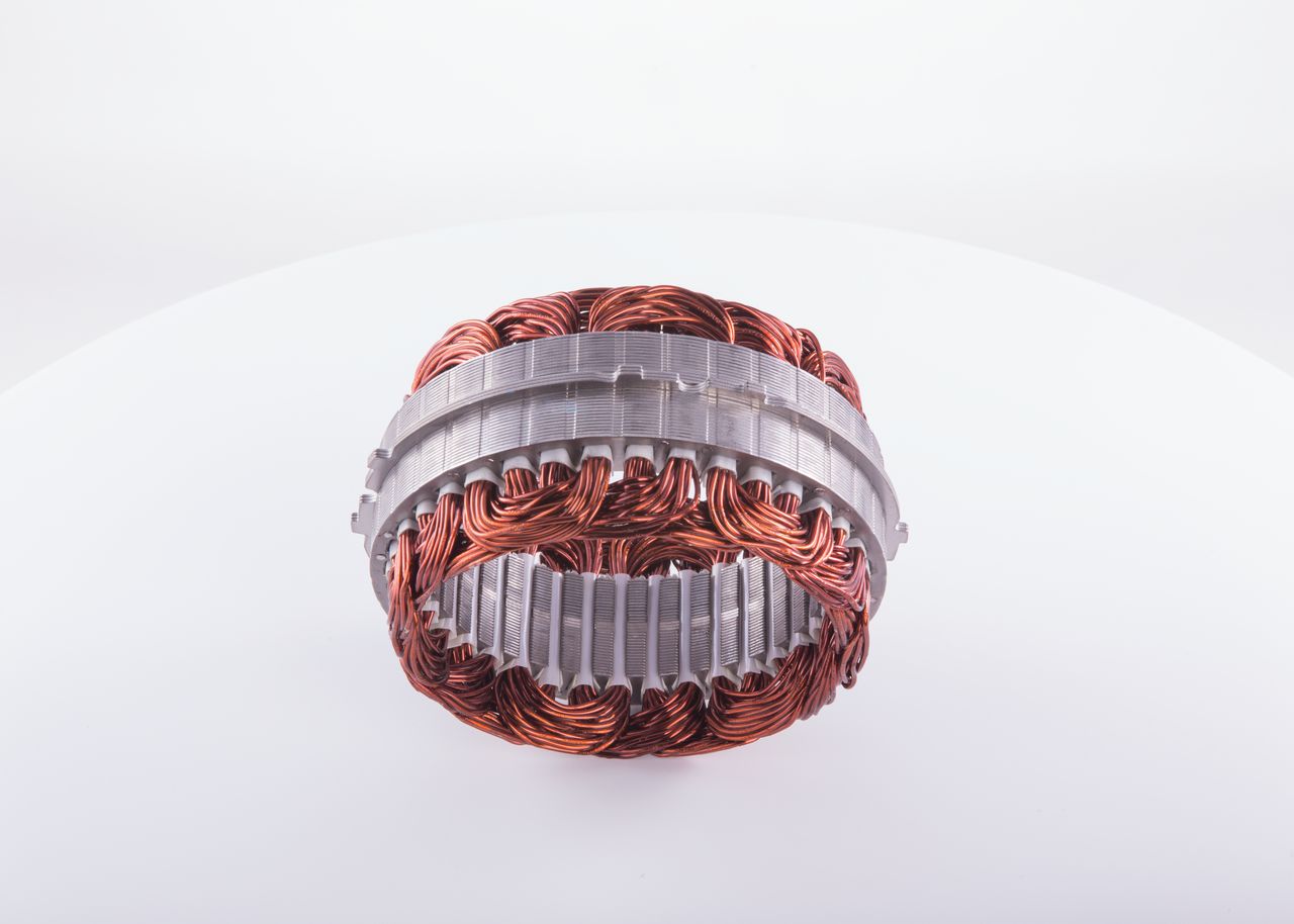 Ilustracja F 00M 130 112 BOSCH stator, alternator