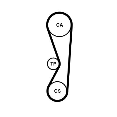 Ilustracja CT898 CONTINENTAL CTAM pasek rozrządu