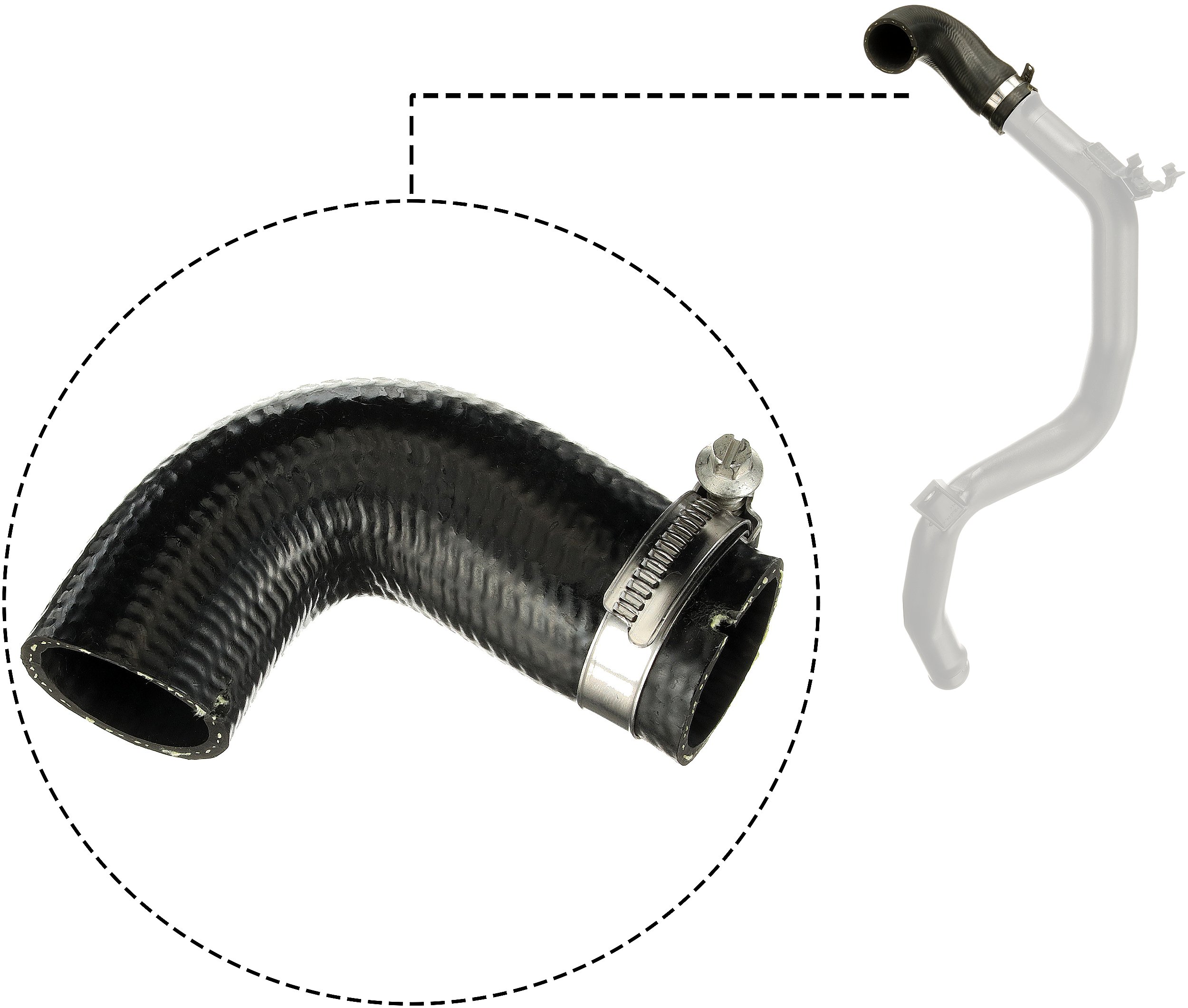 Ilustracja 09-1687 GATES przewód powietrza doładowującego