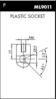Ilustracja ML5240 MONROE sprężyna gazowa pokrywy bagażnika
