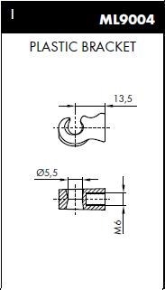Ilustracja ML5909 MONROE sprężyna gazowa pokrywy bagażnika