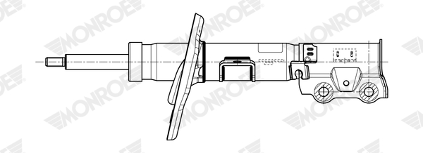 Ilustracja G7943 MONROE amortyzator