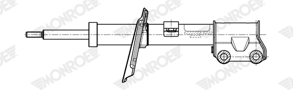 Ilustracja G7993 MONROE amortyzator