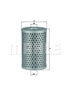 Ilustracja HX 34 KNECHT filtr hydrauliczny, układ kierowniczy