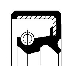 Ilustracja 01029608B CORTECO uszczelniacz na wale, przekładnia kierownicza
