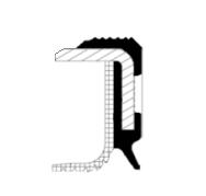 Ilustracja 01030098B CORTECO pierścień uszczelniający wału, wał skrzyni biegów