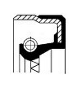 Ilustracja 01037004B CORTECO pierścień uszczelniający
