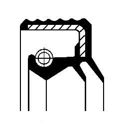 Ilustracja 01036969B CORTECO uszczelnienie, drążki przełączające