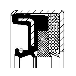 Ilustracja 12001878B CORTECO uszczelniacz półosi