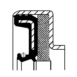 Ilustracja 12011992B CORTECO pierścień uszczelniający