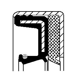 Ilustracja 12013319B CORTECO uszczelniacz półosi