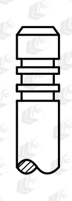 Ilustracja V95228 AE zawór dolotowy