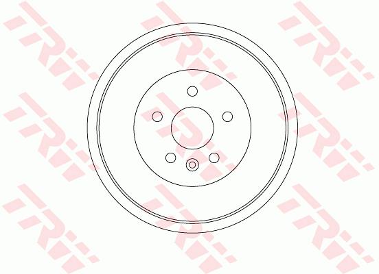 Ilustracja DB4445 TRW bęben hamulcowy