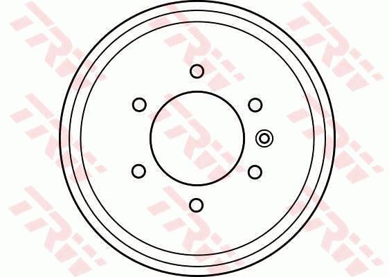 Ilustracja DB4177 TRW bęben hamulcowy