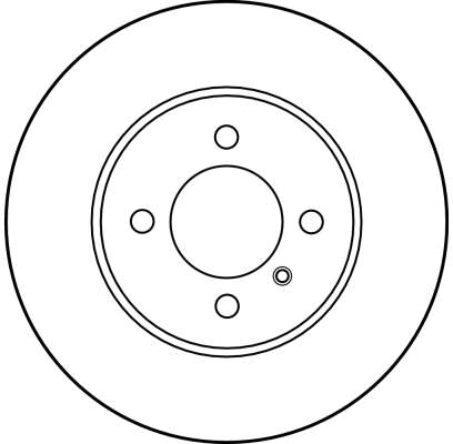 Ilustracja DF1569 TRW tarcza hamulcowa