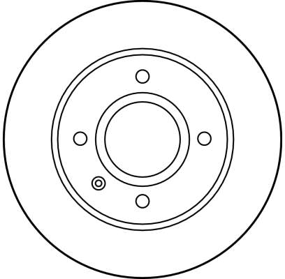 Ilustracja DF1658 TRW tarcza hamulcowa