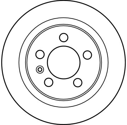 Ilustracja DF2619 TRW tarcza hamulcowa