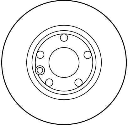 Ilustracja DF2665 TRW tarcza hamulcowa