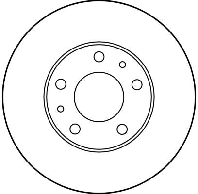 Ilustracja DF2728 TRW tarcza hamulcowa